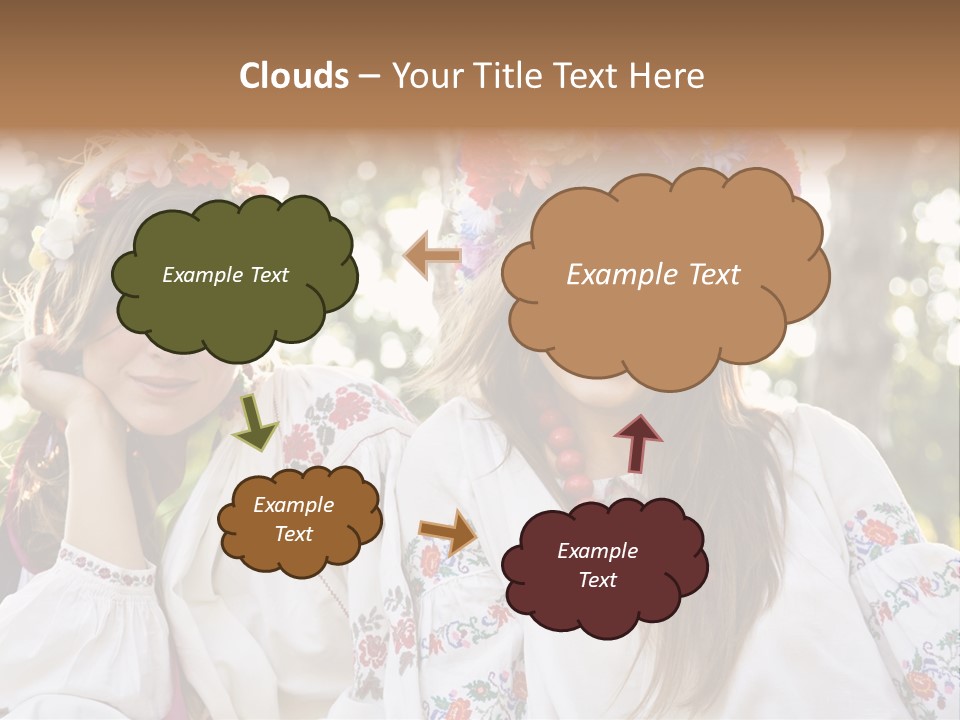 Costume Cheerful Fashion PowerPoint Template