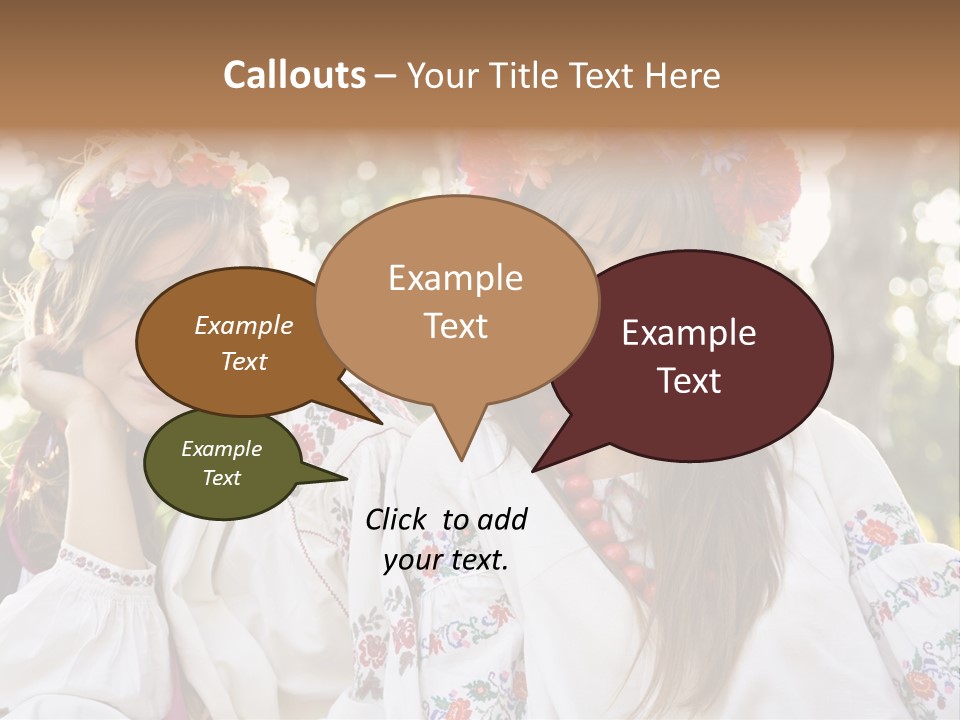 Costume Cheerful Fashion PowerPoint Template