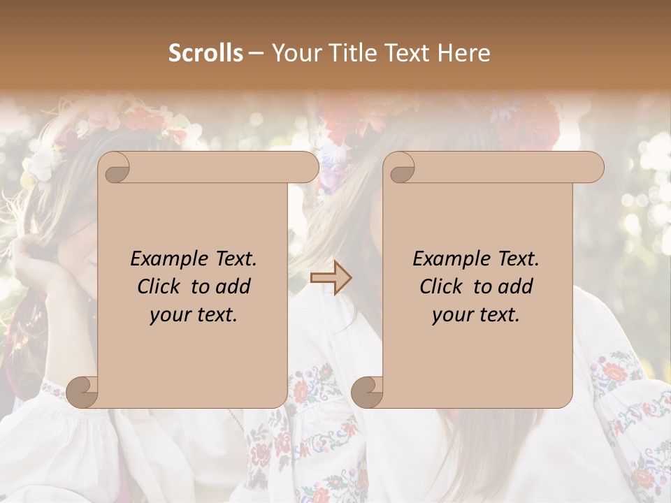 Costume Cheerful Fashion PowerPoint Template