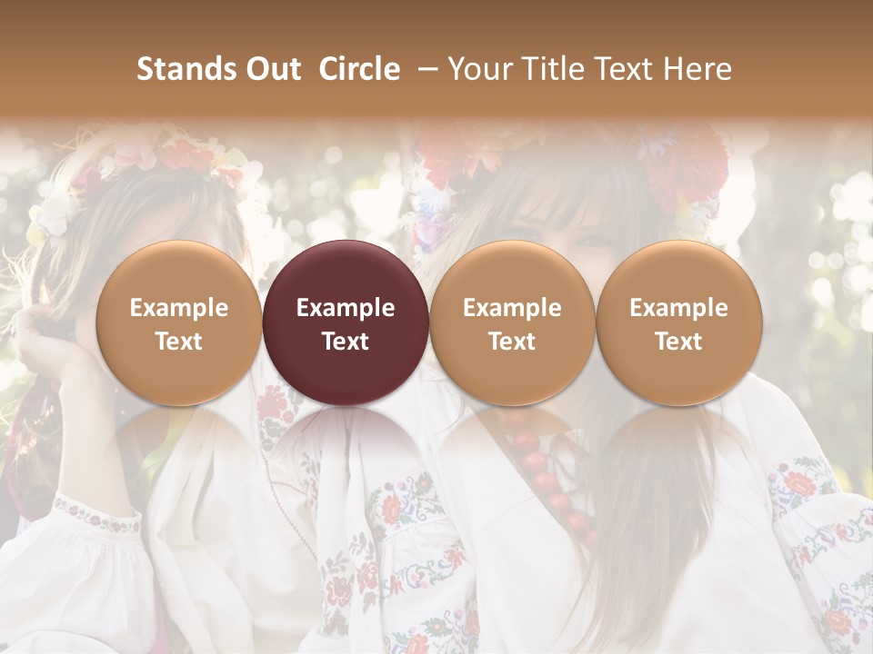 Costume Cheerful Fashion PowerPoint Template