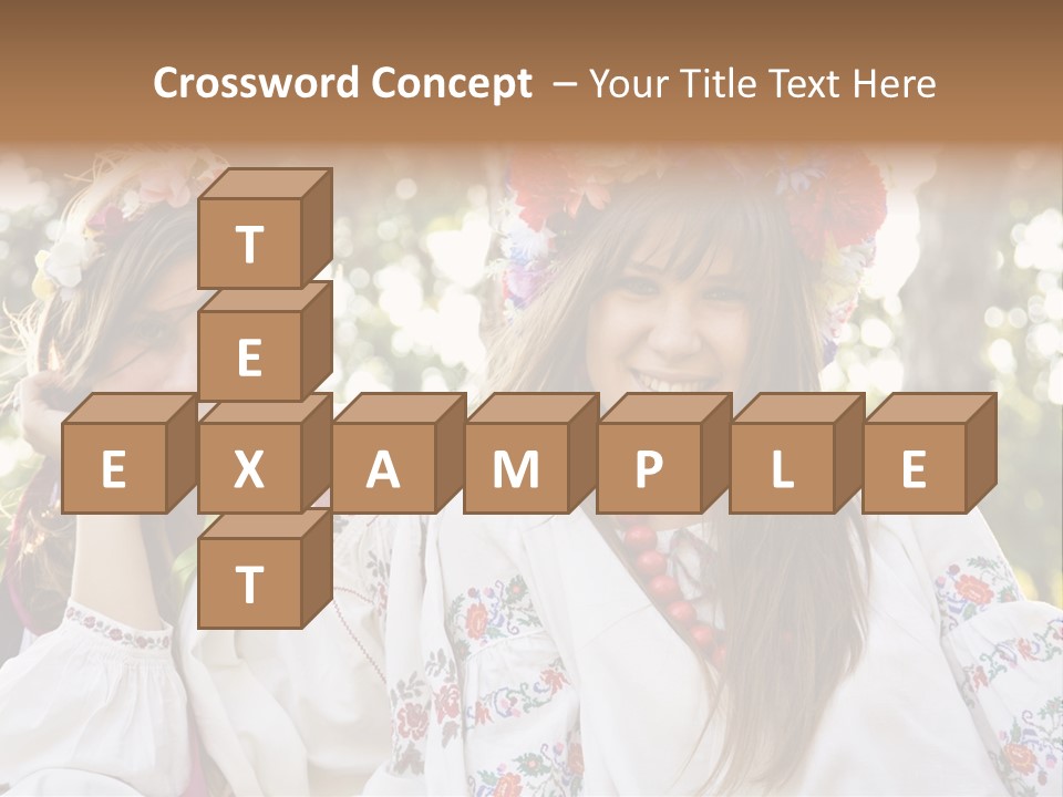 Costume Cheerful Fashion PowerPoint Template