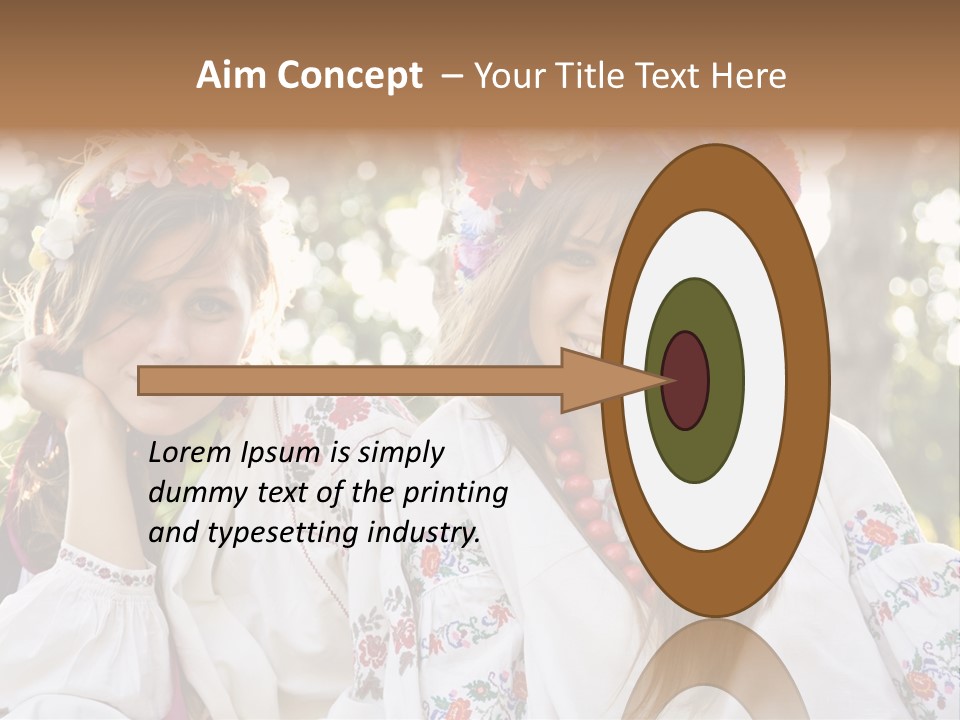 Costume Cheerful Fashion PowerPoint Template