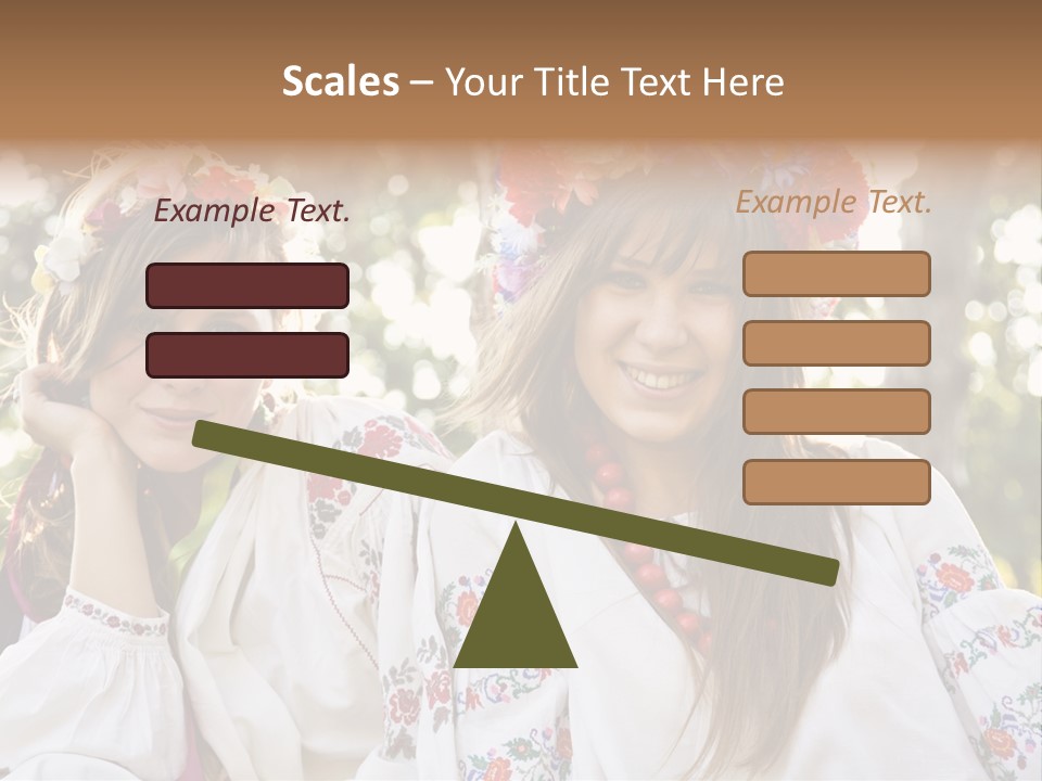 Costume Cheerful Fashion PowerPoint Template