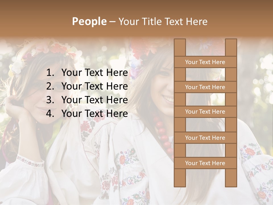 Costume Cheerful Fashion PowerPoint Template