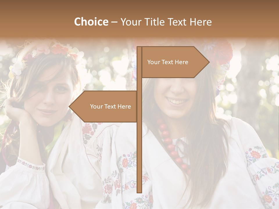 Costume Cheerful Fashion PowerPoint Template