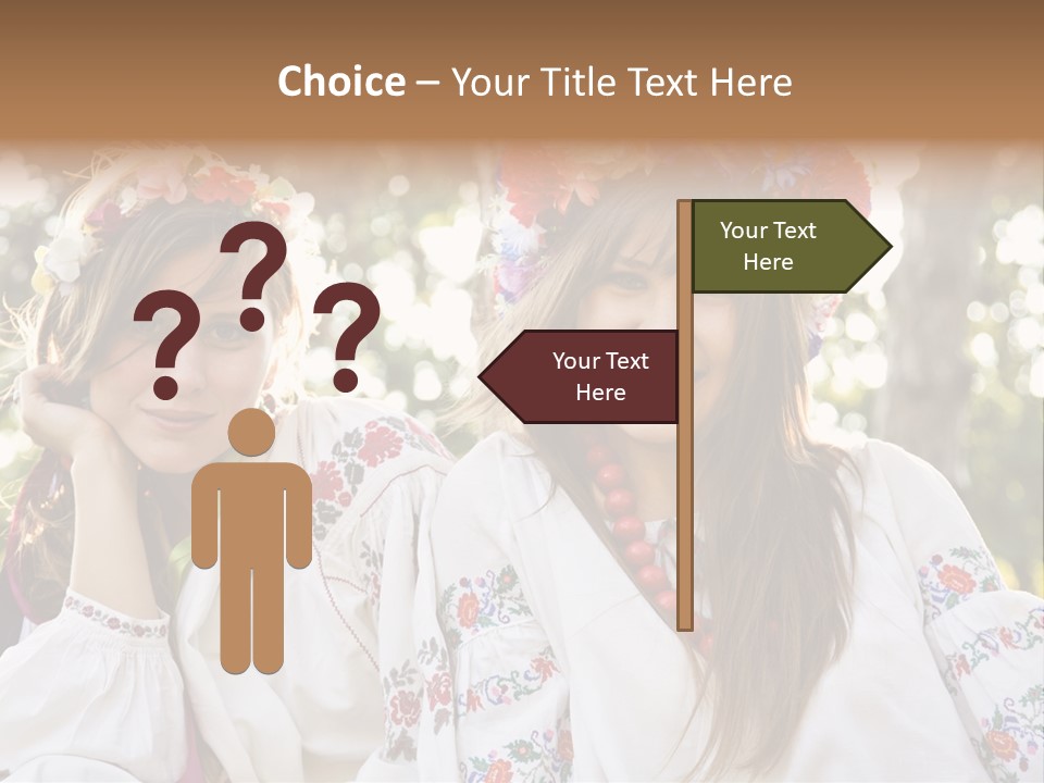 Costume Cheerful Fashion PowerPoint Template