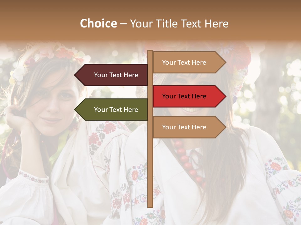 Costume Cheerful Fashion PowerPoint Template