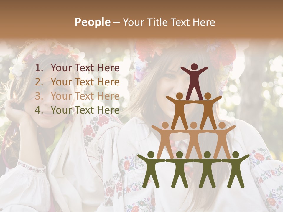 Costume Cheerful Fashion PowerPoint Template