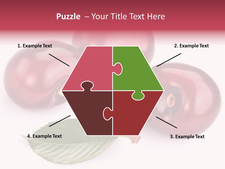 Dessert Cherry Nature PowerPoint Template