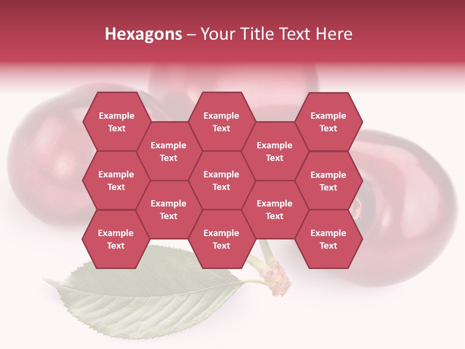 Dessert Cherry Nature PowerPoint Template