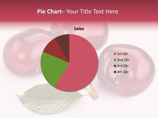 Dessert Cherry Nature PowerPoint Template