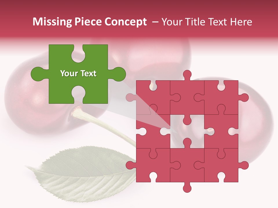 Dessert Cherry Nature PowerPoint Template