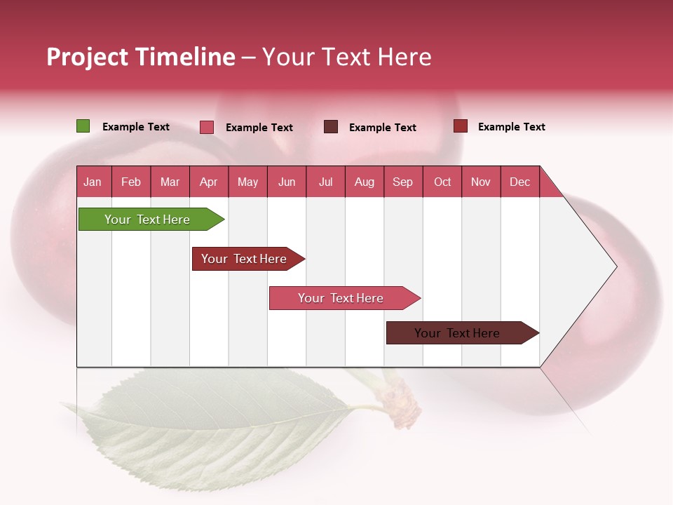 Dessert Cherry Nature PowerPoint Template
