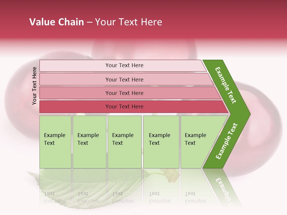 Dessert Cherry Nature PowerPoint Template