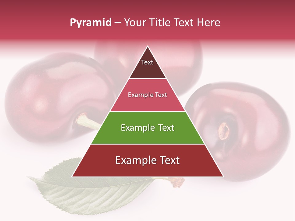 Dessert Cherry Nature PowerPoint Template