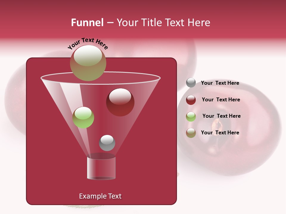 Dessert Cherry Nature PowerPoint Template