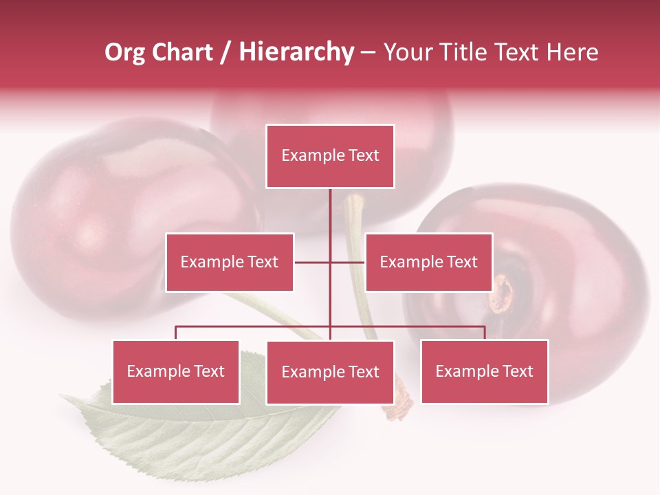 Dessert Cherry Nature PowerPoint Template