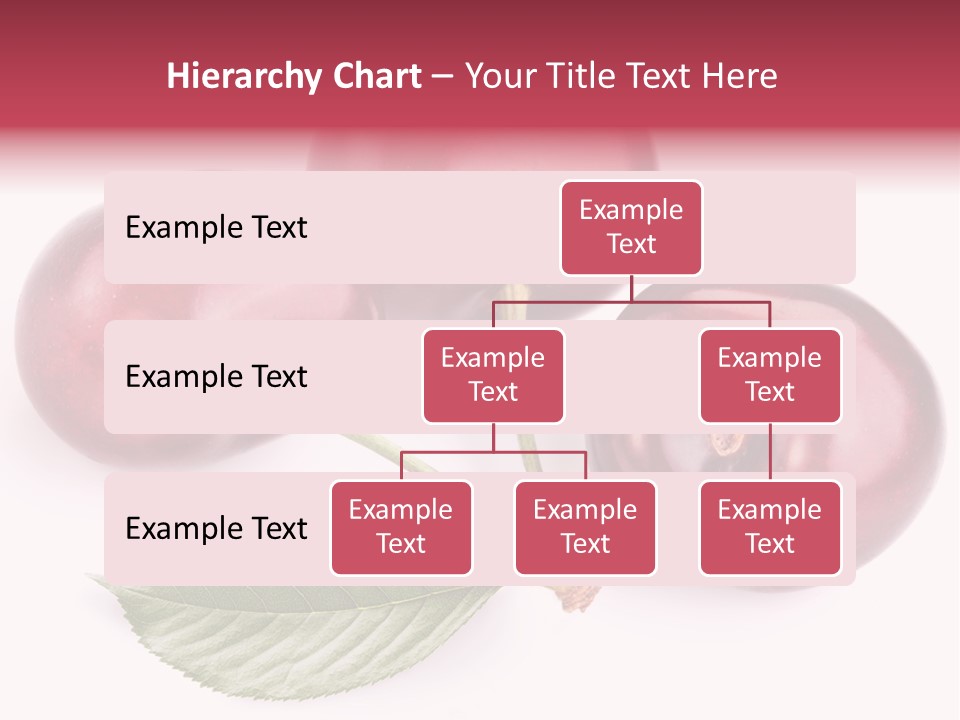 Dessert Cherry Nature PowerPoint Template