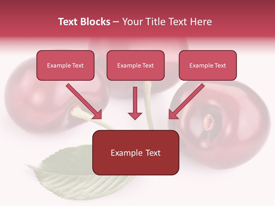 Dessert Cherry Nature PowerPoint Template