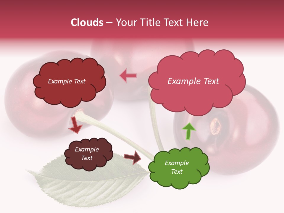 Dessert Cherry Nature PowerPoint Template