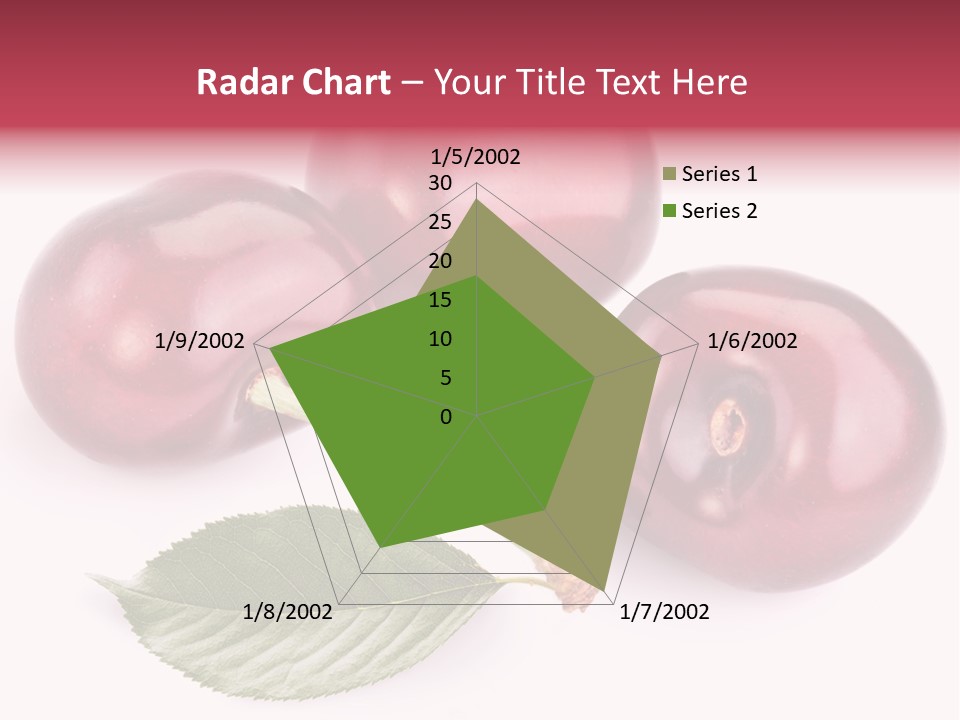 Dessert Cherry Nature PowerPoint Template