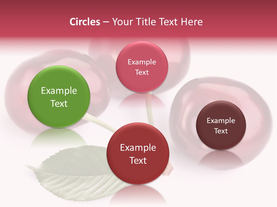 Dessert Cherry Nature PowerPoint Template