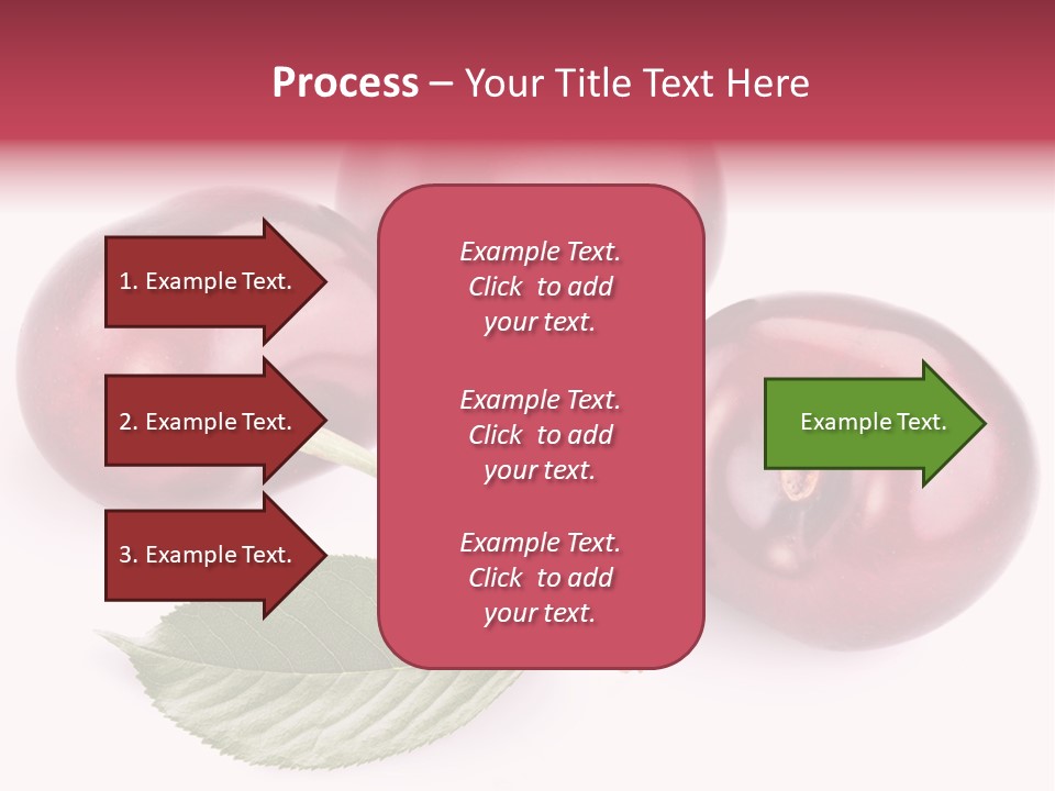 Dessert Cherry Nature PowerPoint Template