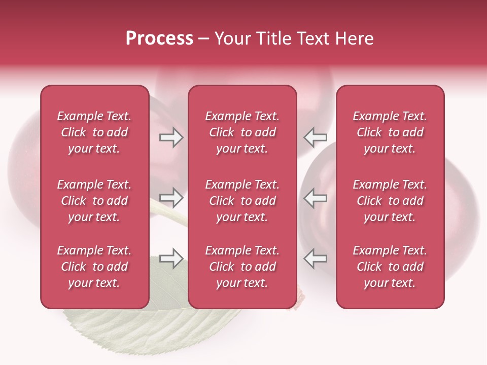 Dessert Cherry Nature PowerPoint Template