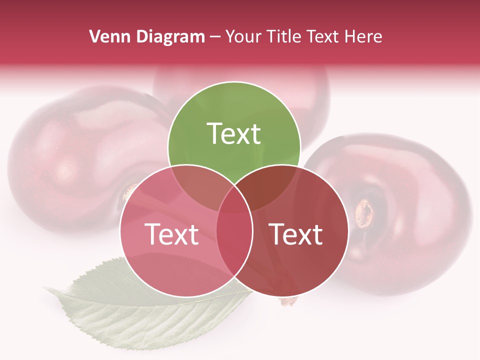 Dessert Cherry Nature PowerPoint Template