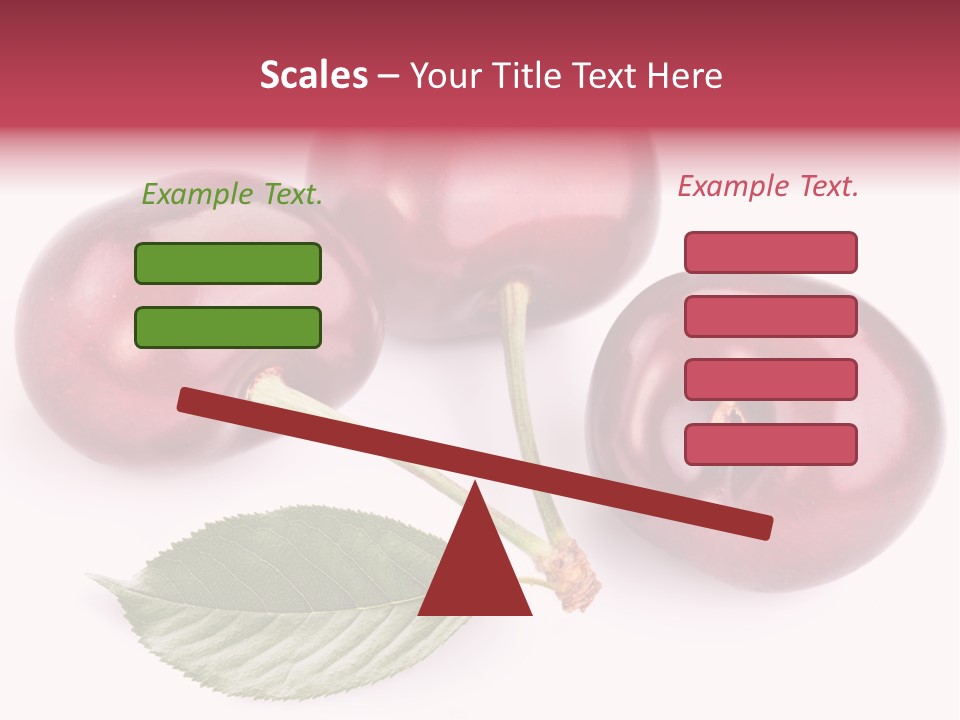 Dessert Cherry Nature PowerPoint Template
