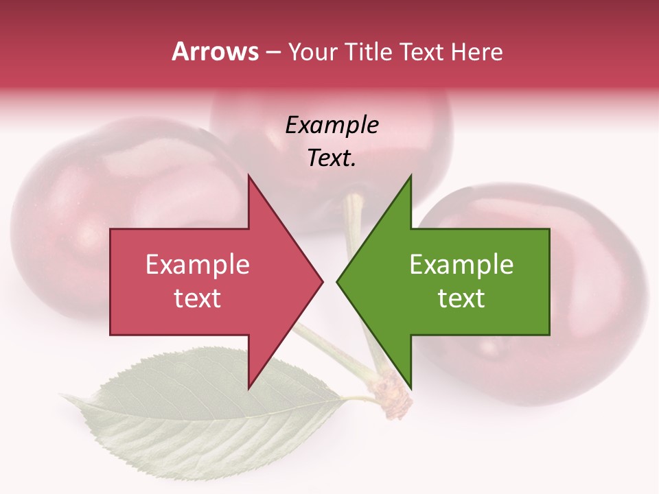 Dessert Cherry Nature PowerPoint Template