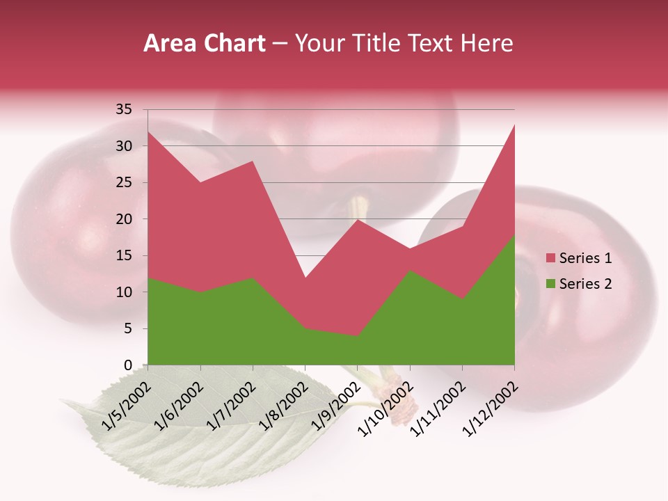 Dessert Cherry Nature PowerPoint Template