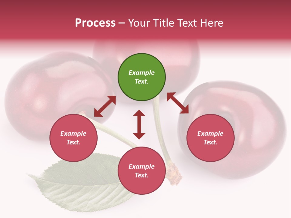 Dessert Cherry Nature PowerPoint Template
