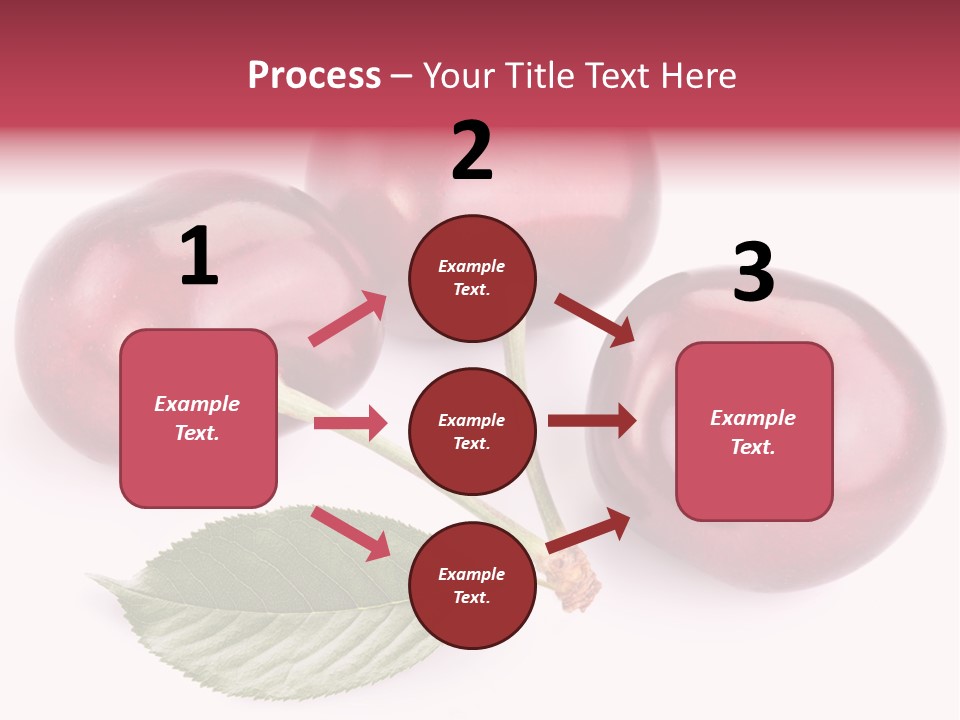 Dessert Cherry Nature PowerPoint Template