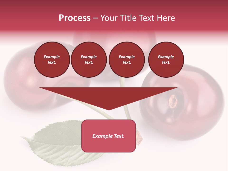 Dessert Cherry Nature PowerPoint Template