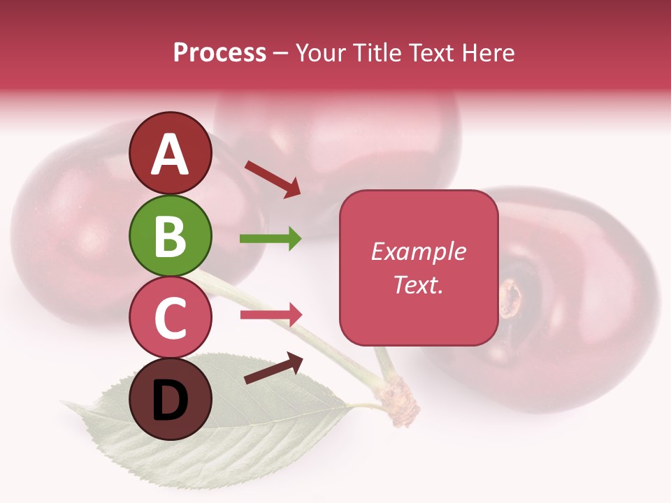 Dessert Cherry Nature PowerPoint Template