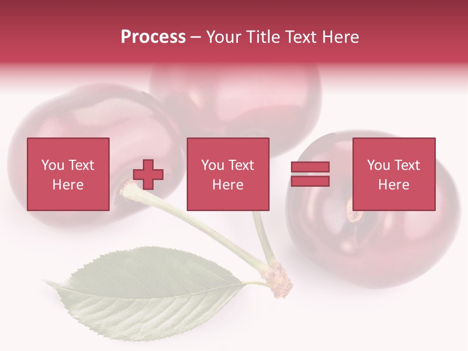 Dessert Cherry Nature PowerPoint Template