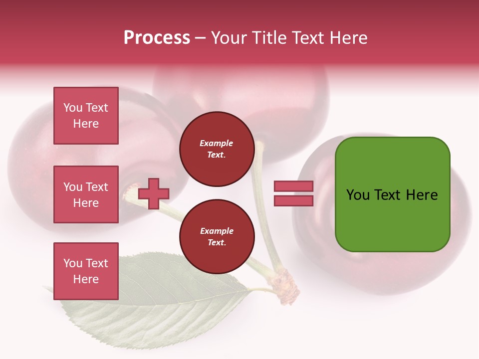 Dessert Cherry Nature PowerPoint Template