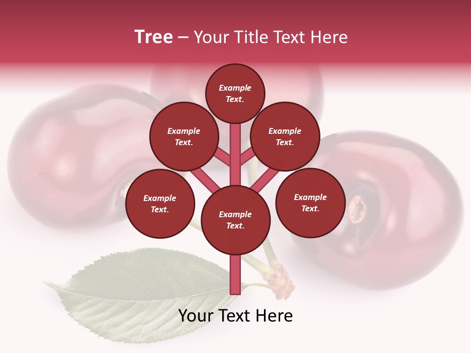 Dessert Cherry Nature PowerPoint Template