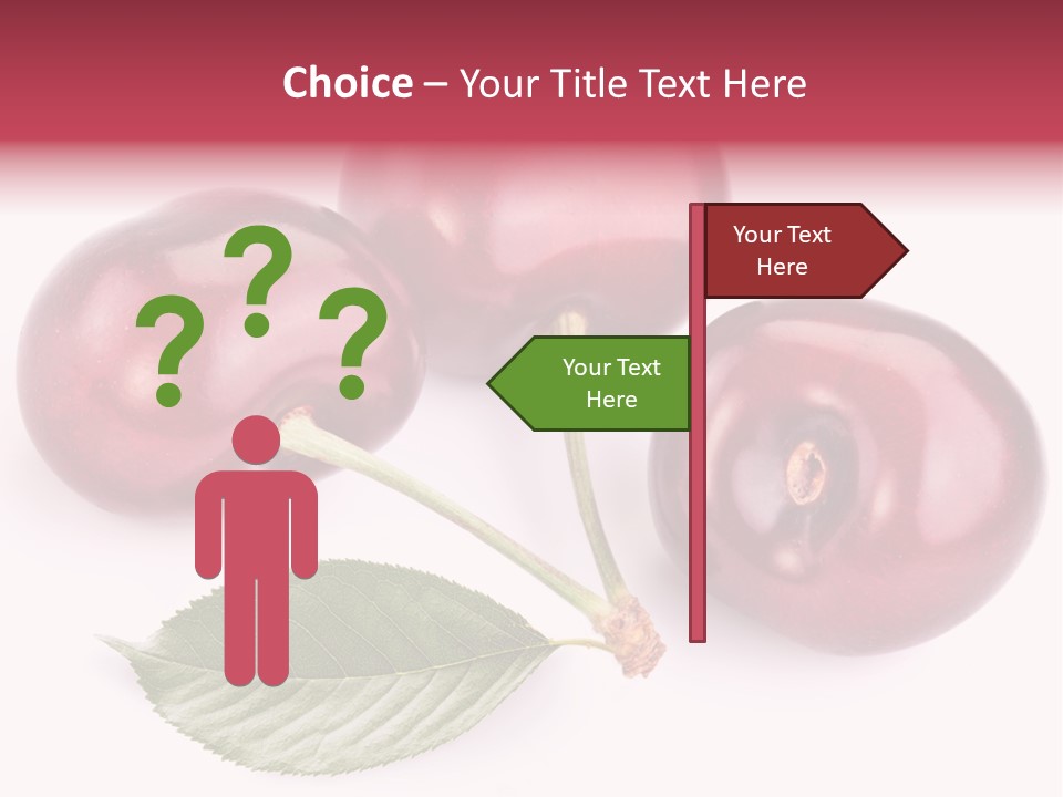 Dessert Cherry Nature PowerPoint Template