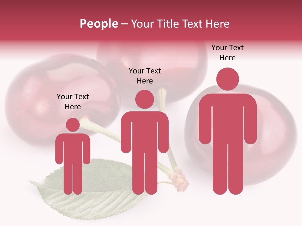 Dessert Cherry Nature PowerPoint Template