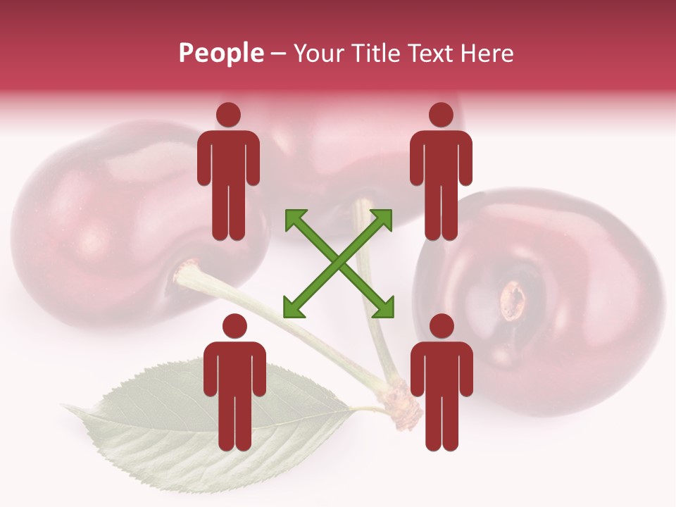 Dessert Cherry Nature PowerPoint Template