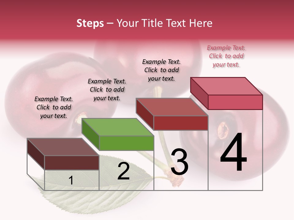 Dessert Cherry Nature PowerPoint Template