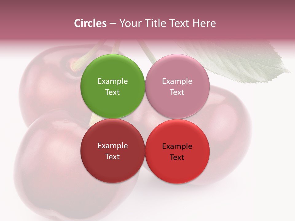 Health Leaf Colour PowerPoint Template