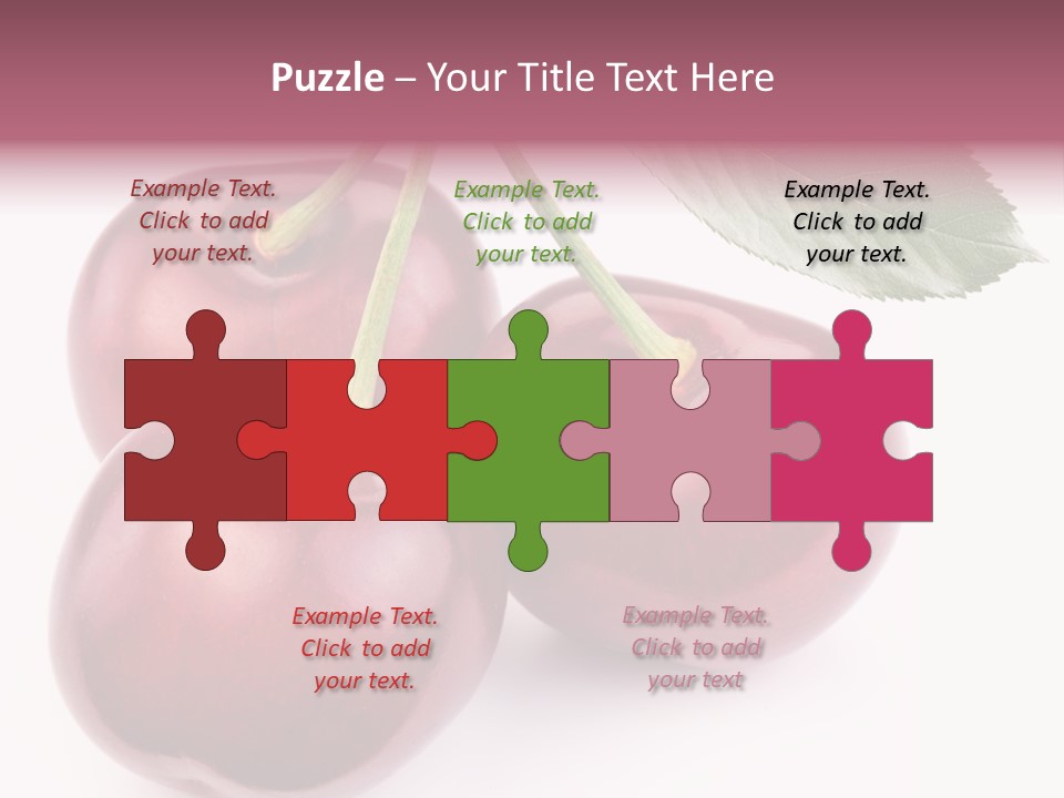 Health Leaf Colour PowerPoint Template