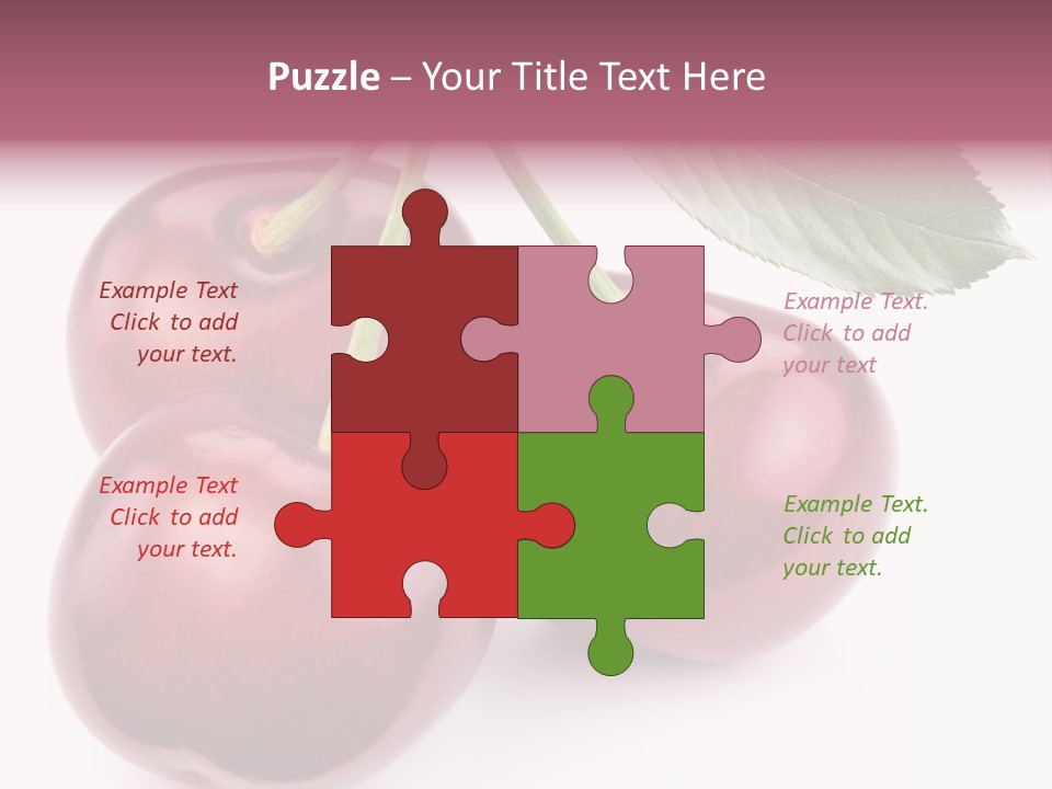 Health Leaf Colour PowerPoint Template