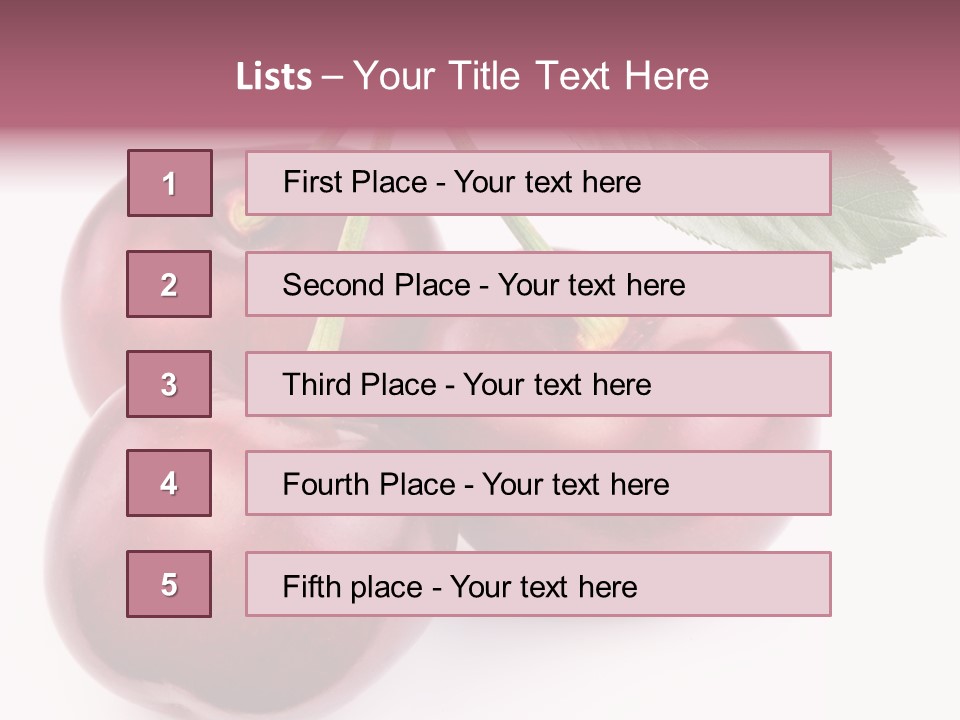 Health Leaf Colour PowerPoint Template