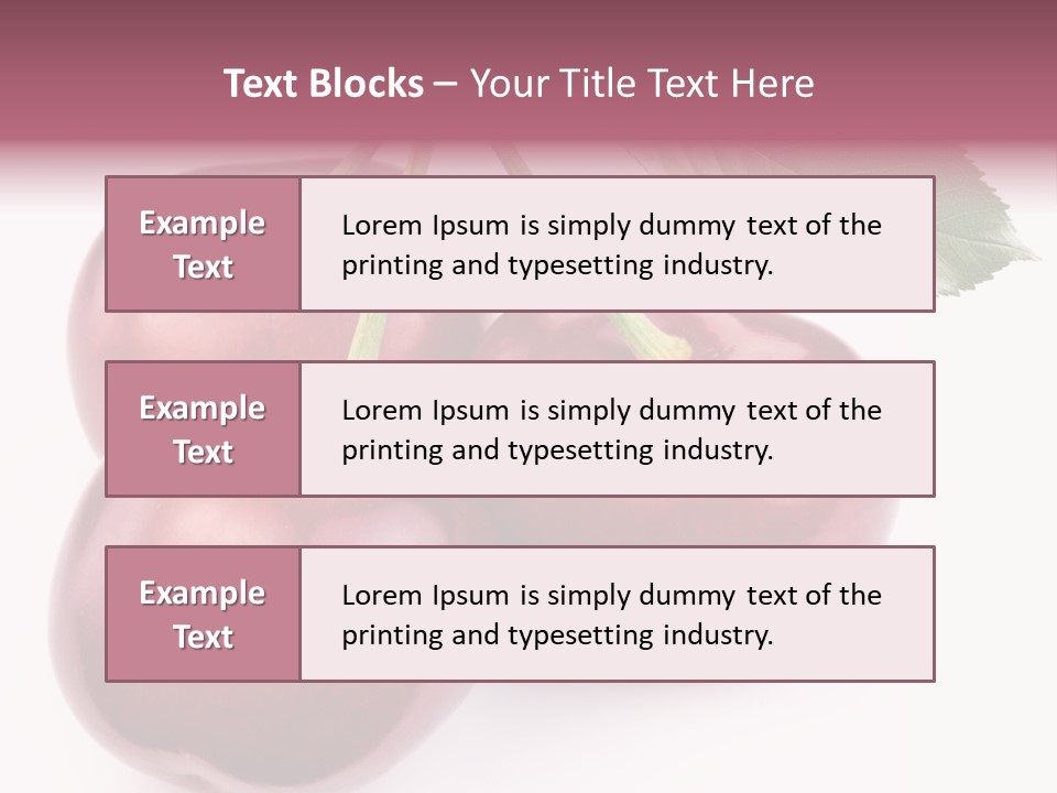 Health Leaf Colour PowerPoint Template