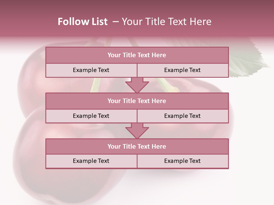 Health Leaf Colour PowerPoint Template