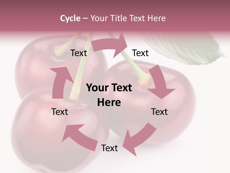 Health Leaf Colour PowerPoint Template